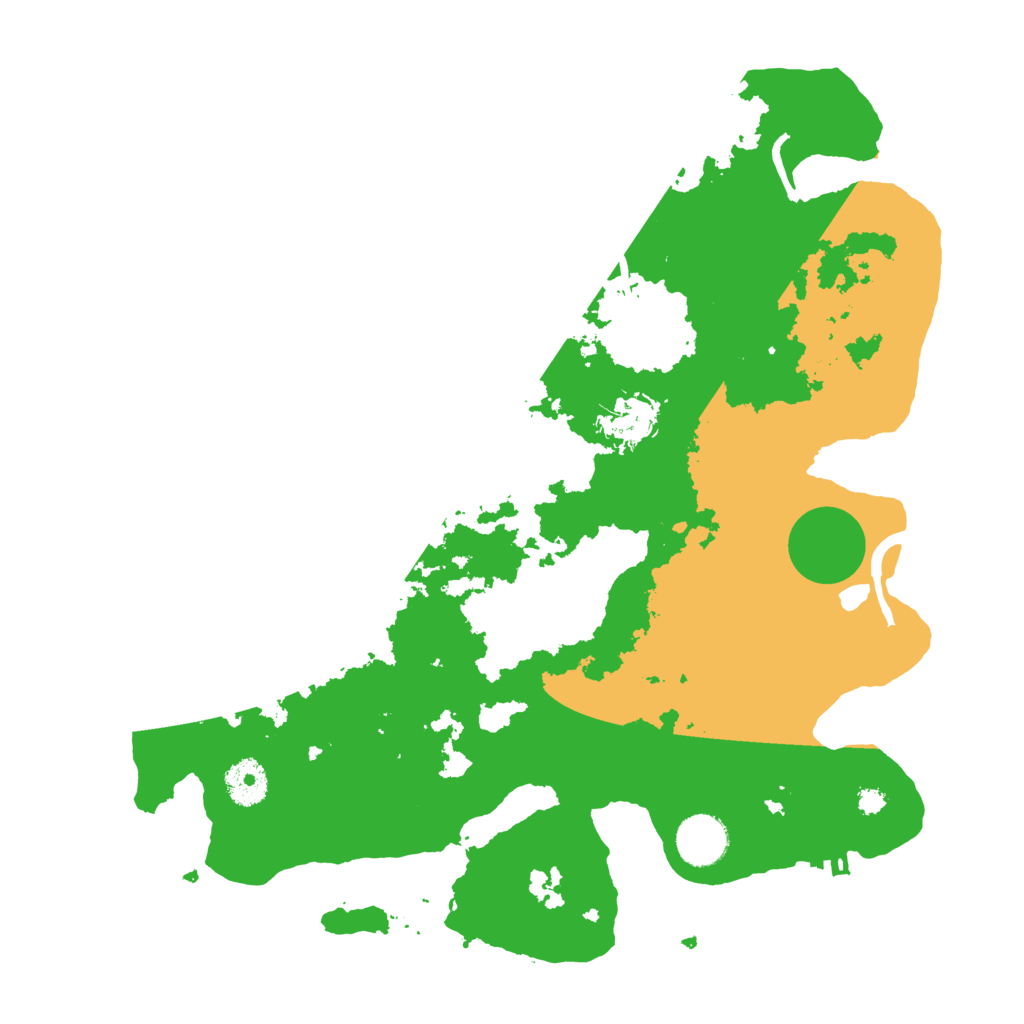 Biome Rust Map: Procedural Map, Size: 3500, Seed: 929442906