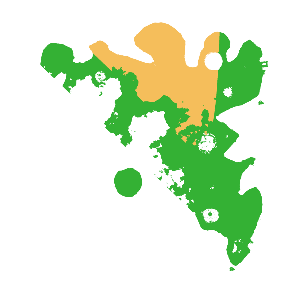 Biome Rust Map: Procedural Map, Size: 3000, Seed: 35632