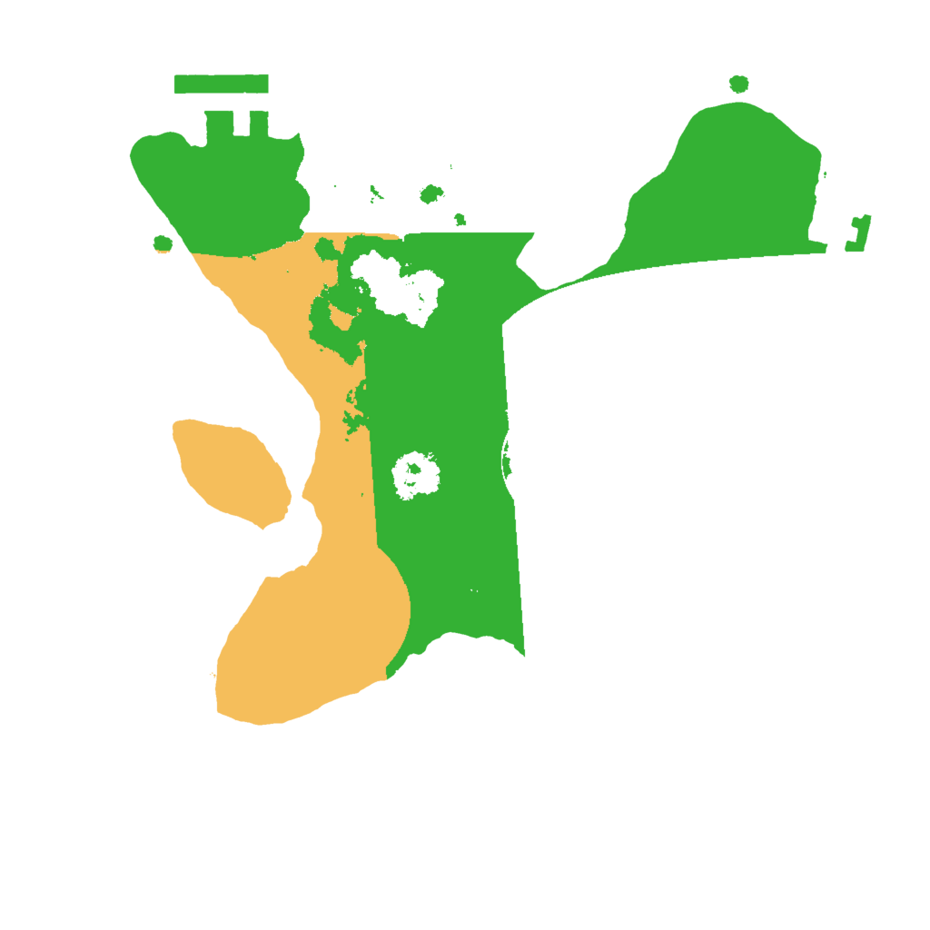 Biome Rust Map: Procedural Map, Size: 2000, Seed: 13634254