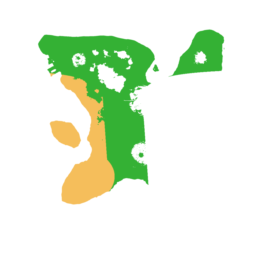 Biome Rust Map: Procedural Map, Size: 2000, Seed: 13634254