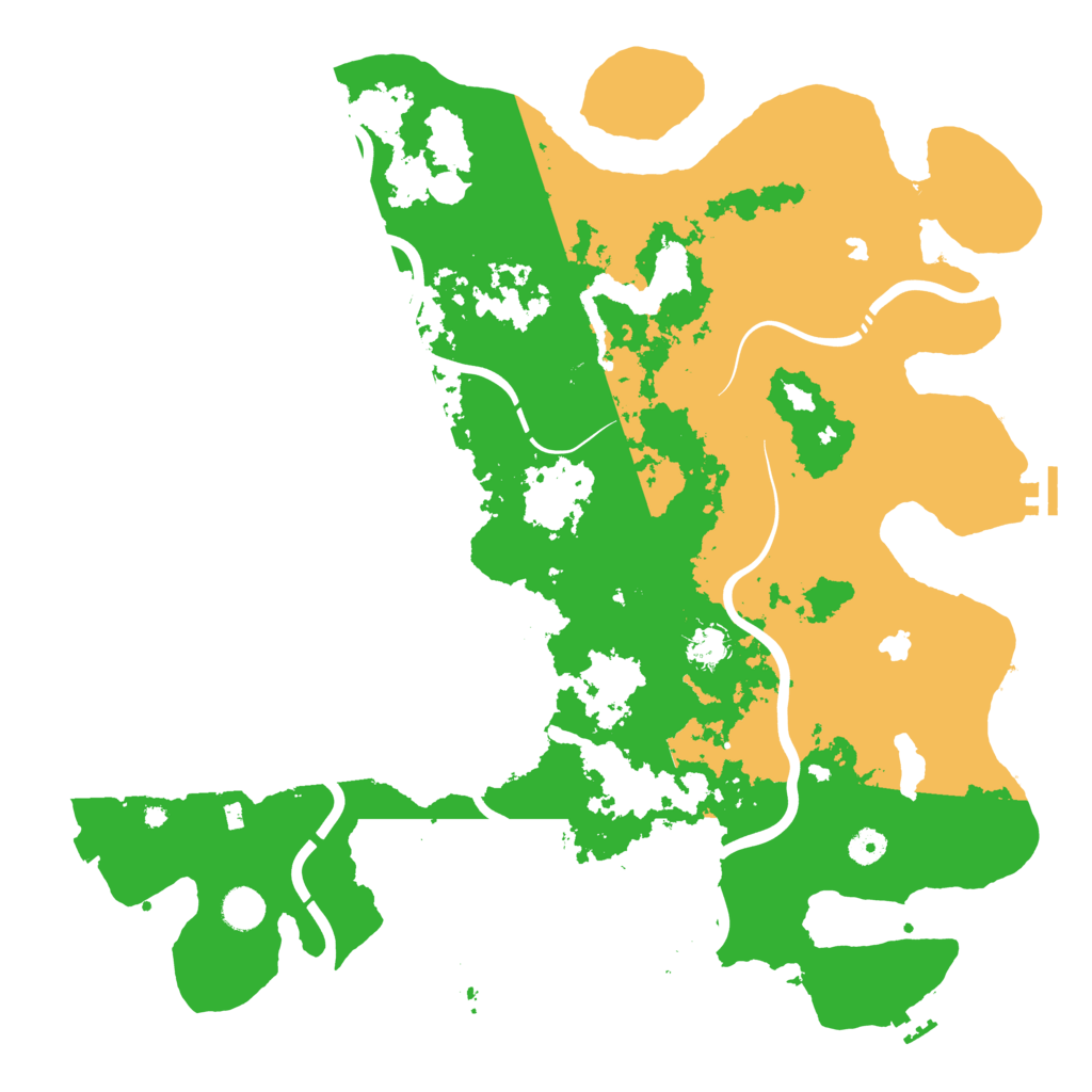 Biome Rust Map: Procedural Map, Size: 4500, Seed: 4348685