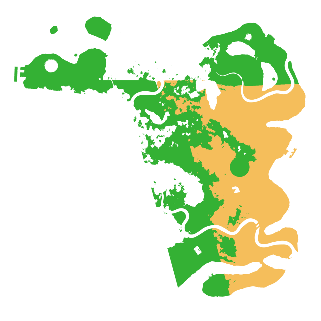 Biome Rust Map: Procedural Map, Size: 4333, Seed: 48465234