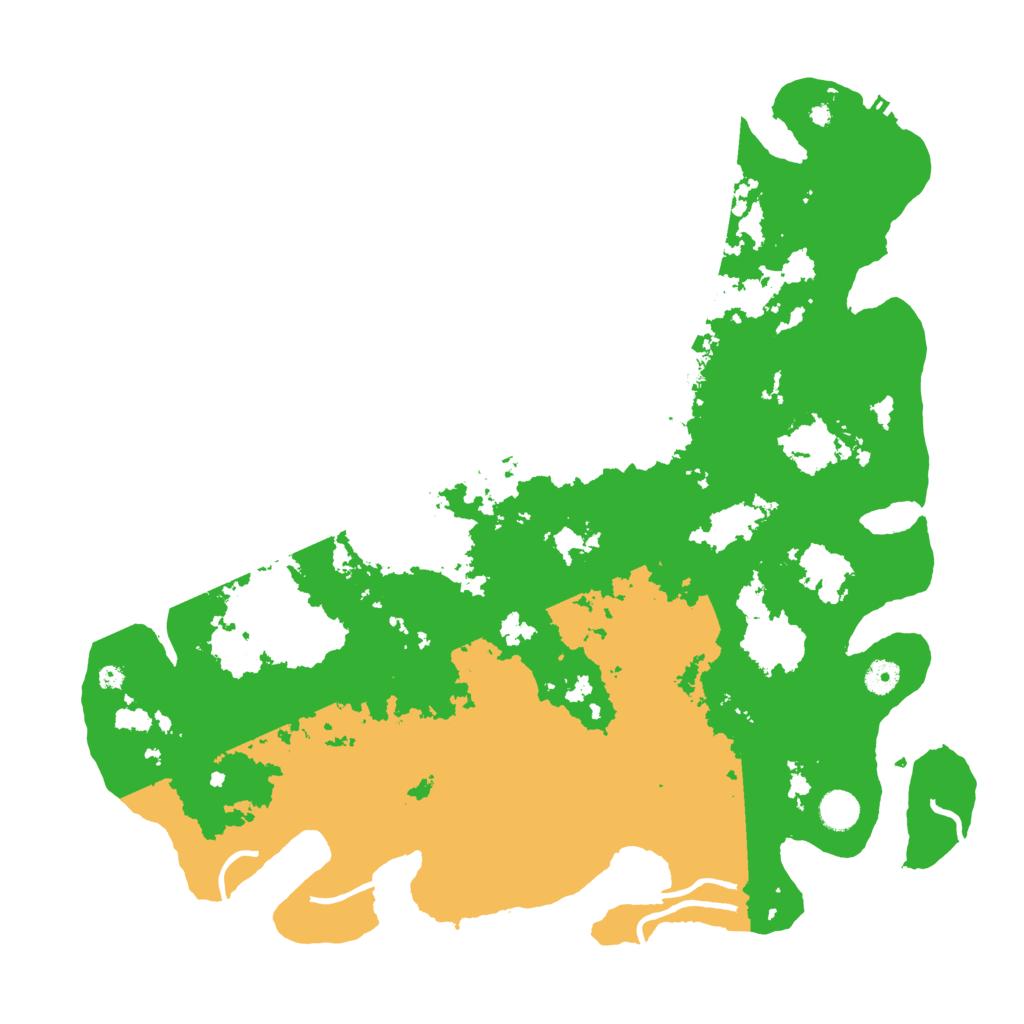Biome Rust Map: Procedural Map, Size: 4500, Seed: 2626492