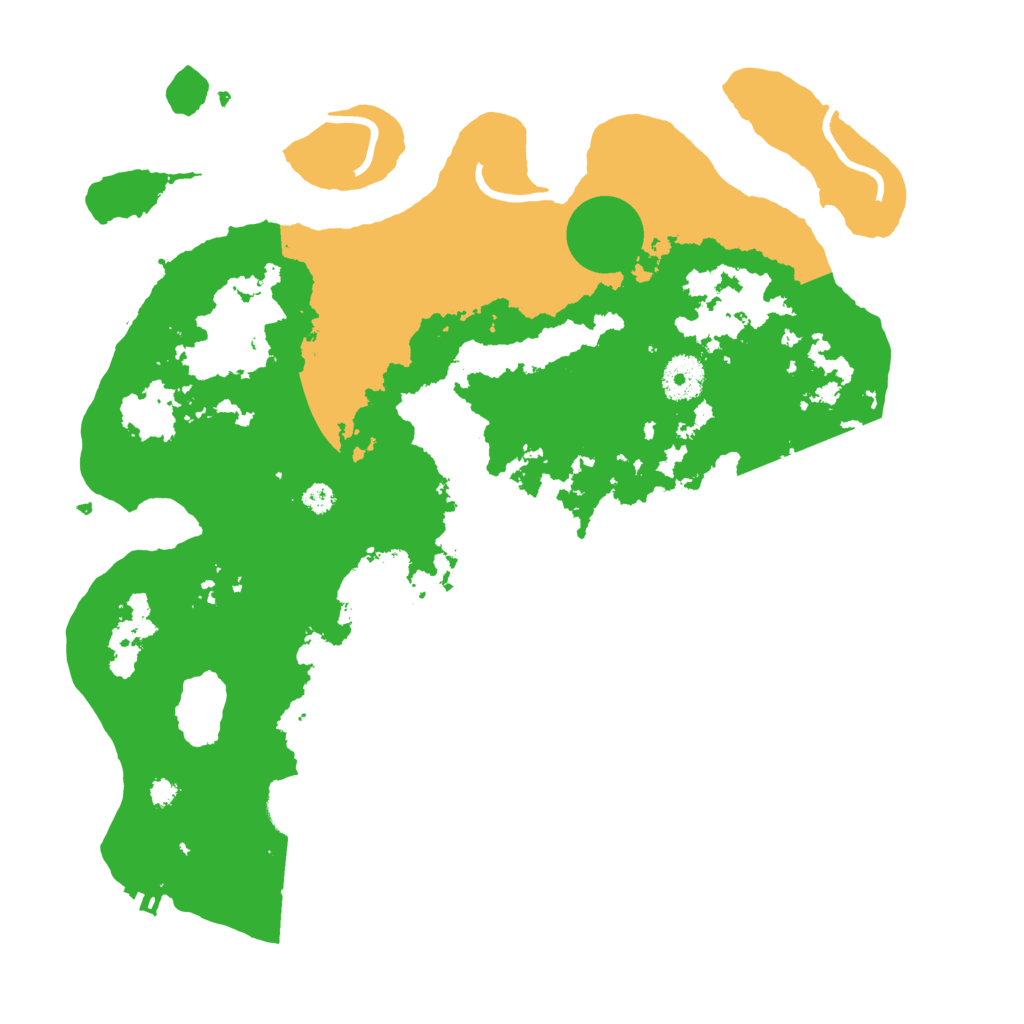 Biome Rust Map: Procedural Map, Size: 3500, Seed: 401866466