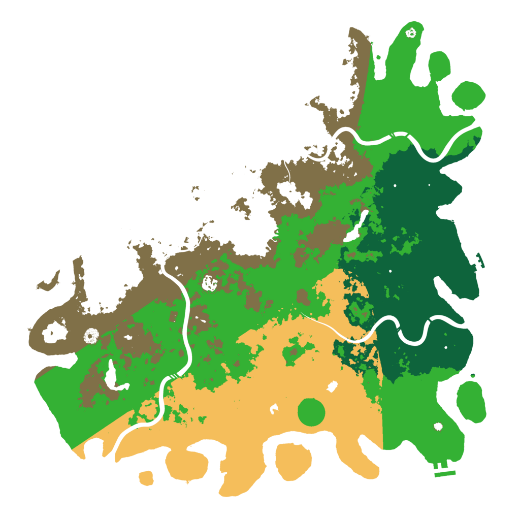 Biome Rust Map: Procedural Map, Size: 5000, Seed: 79847865