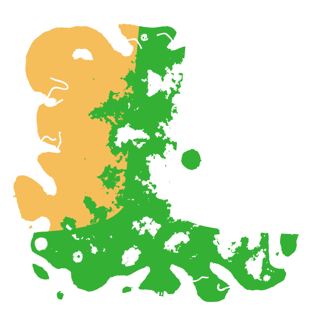Biome Rust Map: Procedural Map, Size: 4500, Seed: 890840046