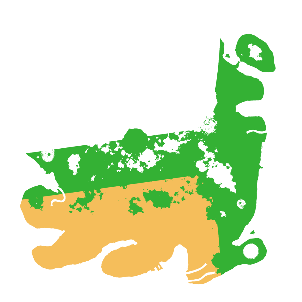 Biome Rust Map: Procedural Map, Size: 3500, Seed: 745187505