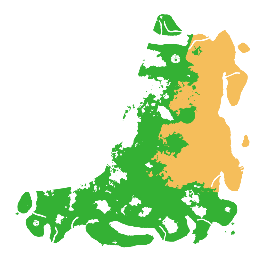 Biome Rust Map: Procedural Map, Size: 4500, Seed: 598698029