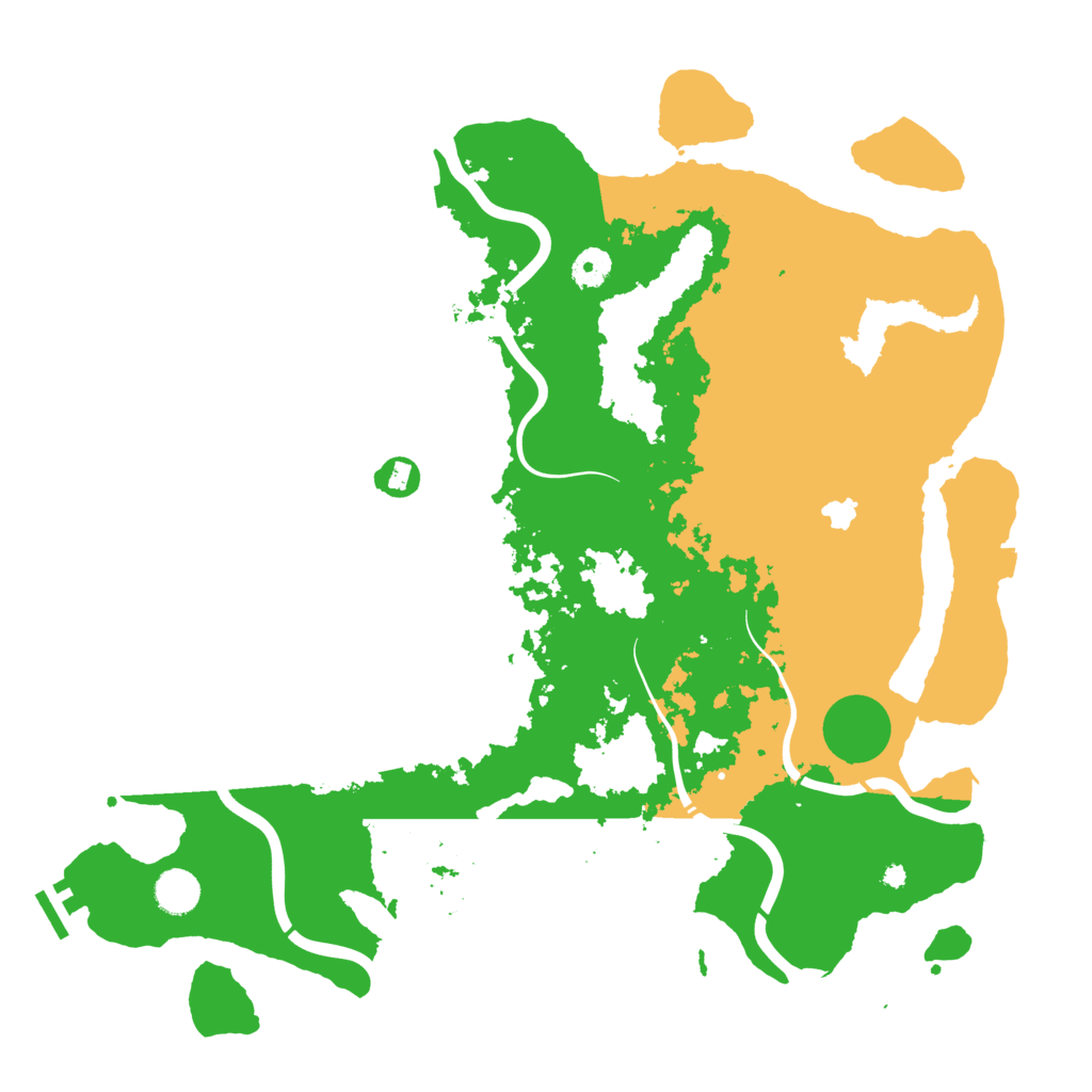 Biome Rust Map: Procedural Map, Size: 4250, Seed: 1429957347