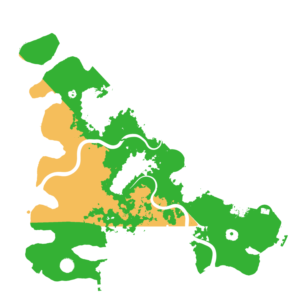 Biome Rust Map: Procedural Map, Size: 3700, Seed: 1778973875