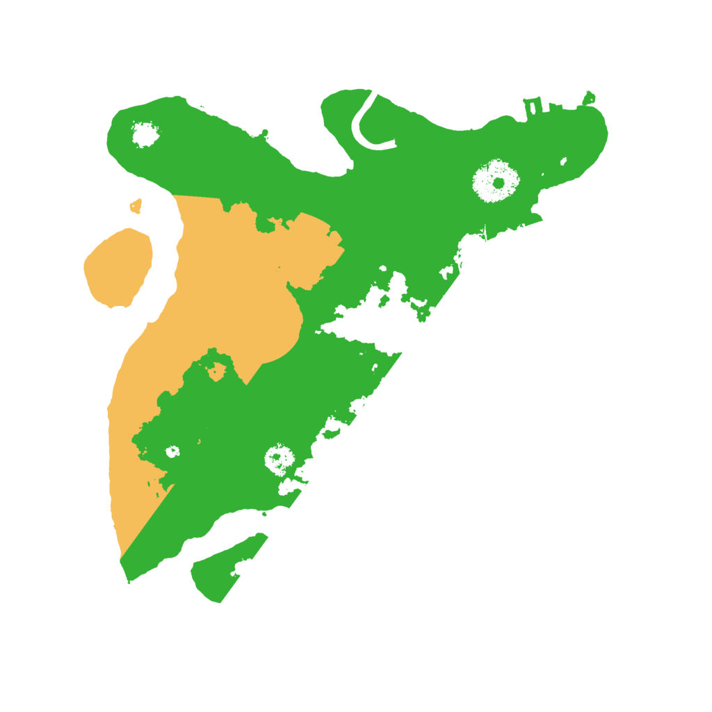 Biome Rust Map: Procedural Map, Size: 2500, Seed: 2929