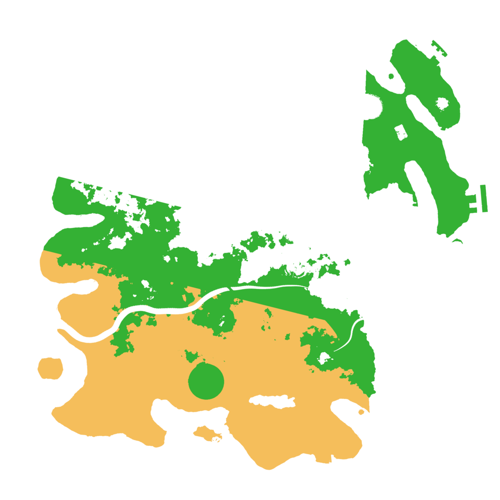 Biome Rust Map: Procedural Map, Size: 3700, Seed: 1531790270