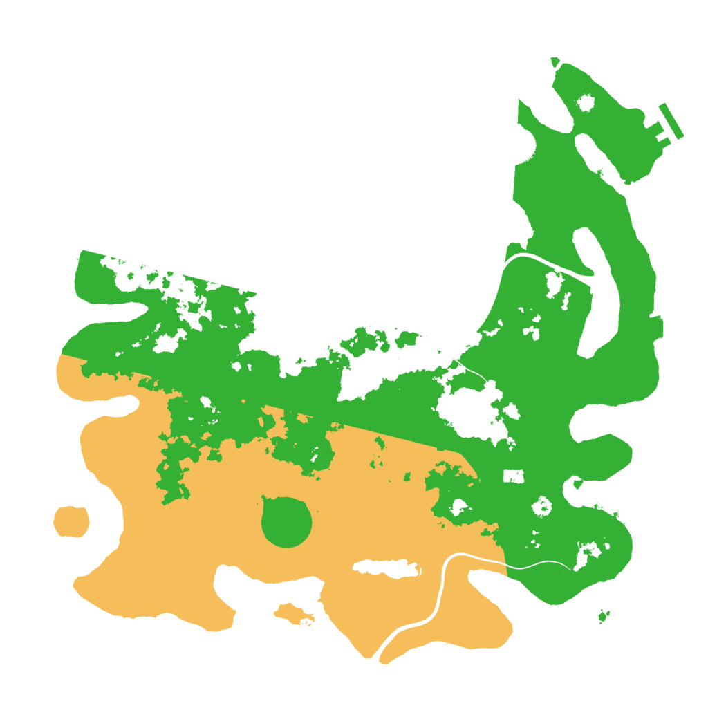 Biome Rust Map: Procedural Map, Size: 3700, Seed: 1531790270