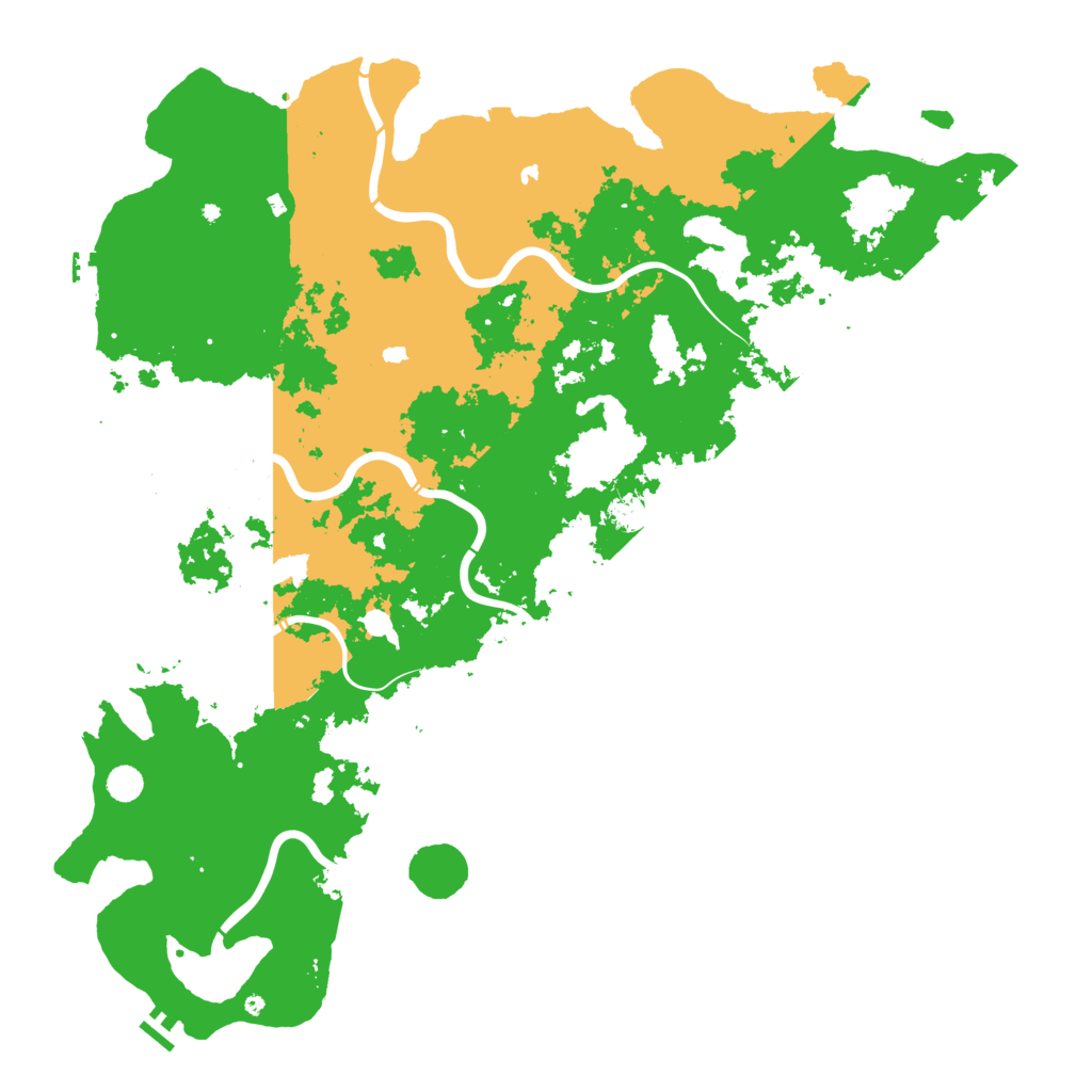 Biome Rust Map: Procedural Map, Size: 5500, Seed: 5463492