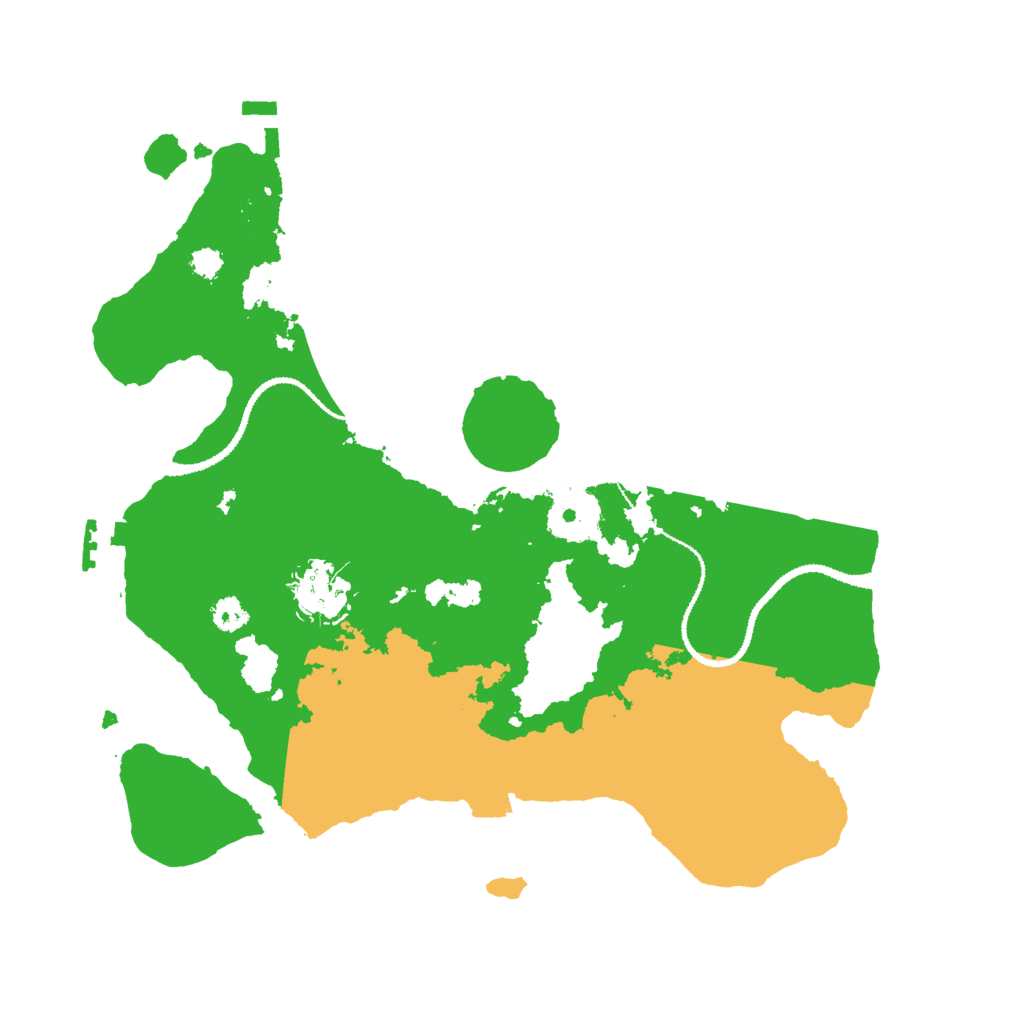 Biome Rust Map: Procedural Map, Size: 3000, Seed: 561153540