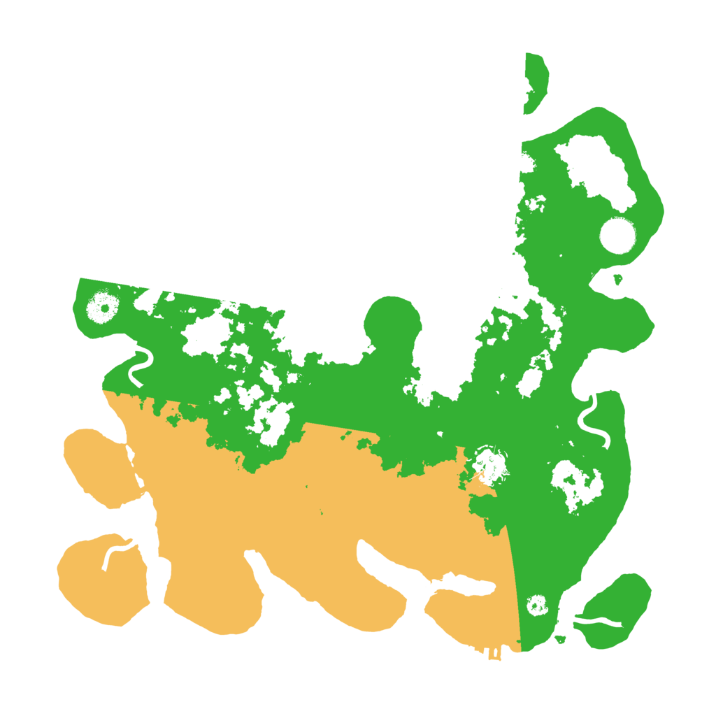 Biome Rust Map: Procedural Map, Size: 3500, Seed: 594744330