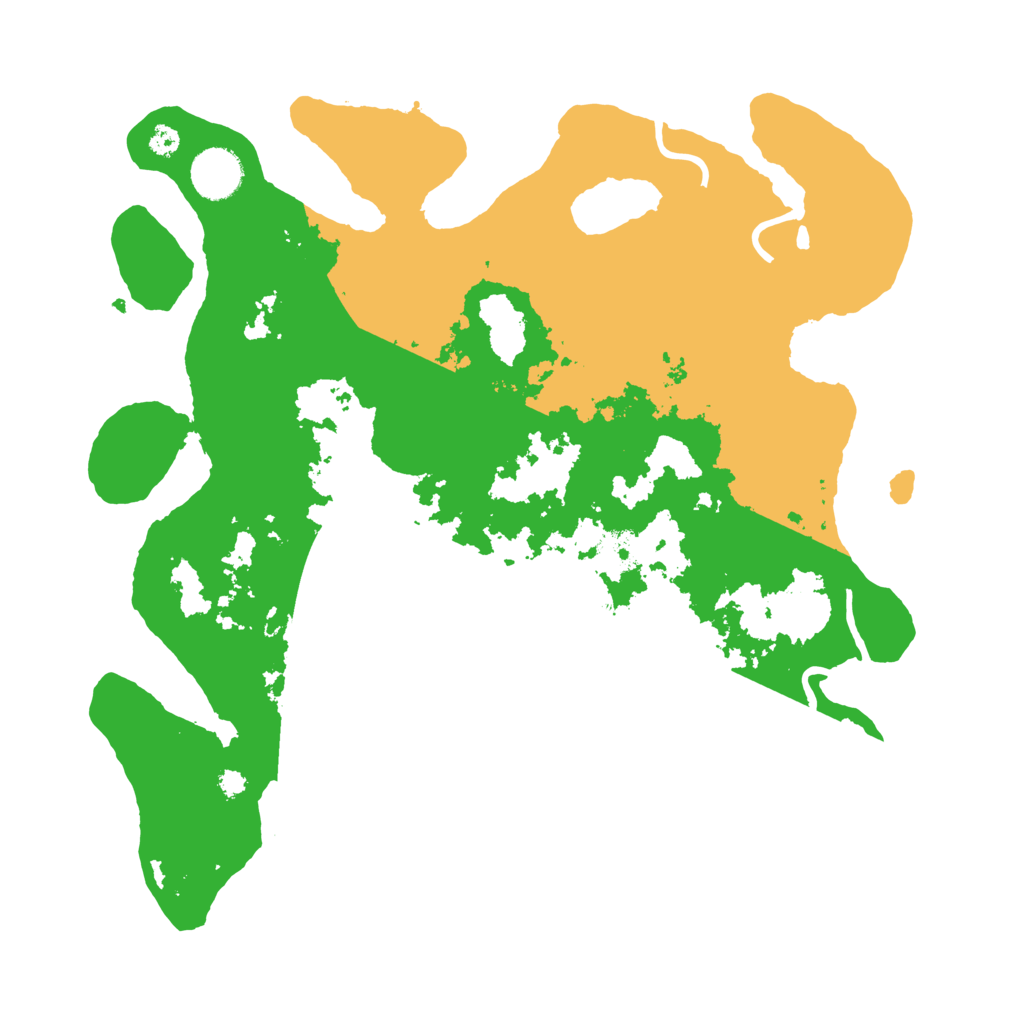 Biome Rust Map: Procedural Map, Size: 3500, Seed: 969054916