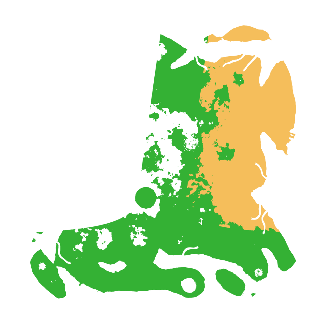 Biome Rust Map: Procedural Map, Size: 4000, Seed: 16520