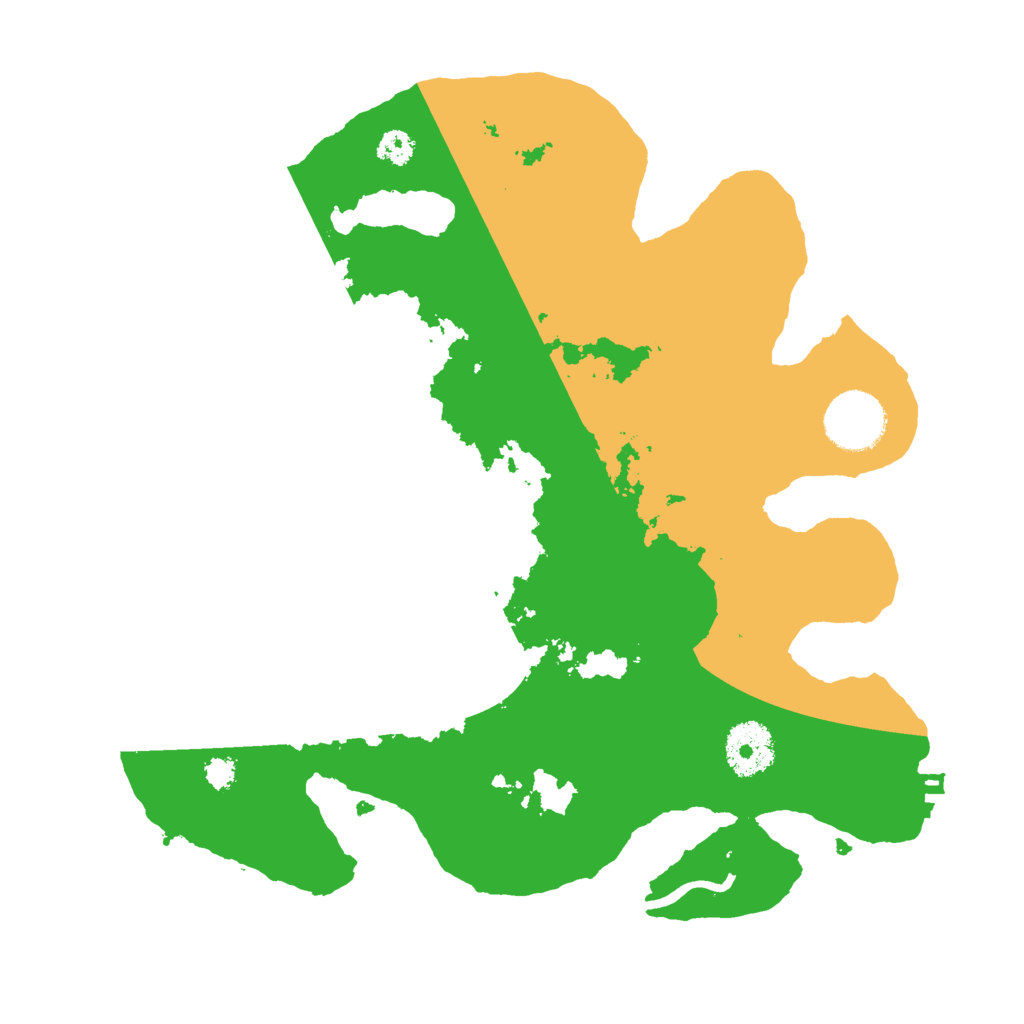 Biome Rust Map: Procedural Map, Size: 3000, Seed: 6033273