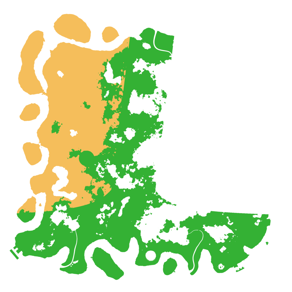Biome Rust Map: Procedural Map, Size: 5000, Seed: 486868763