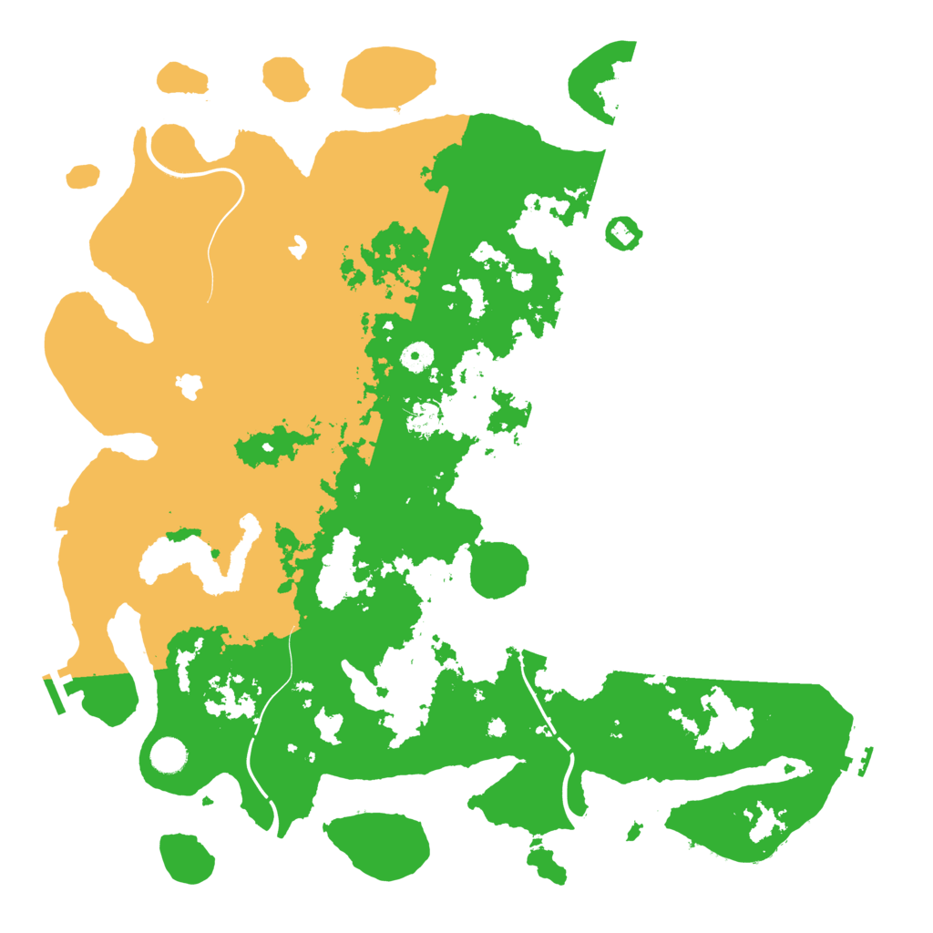 Biome Rust Map: Procedural Map, Size: 4500, Seed: 626328548