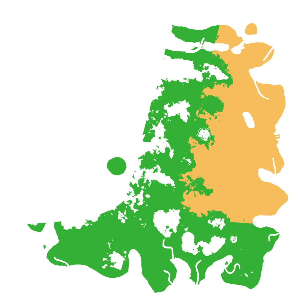 Biome Rust Map: Procedural Map, Size: 4500, Seed: 206332320