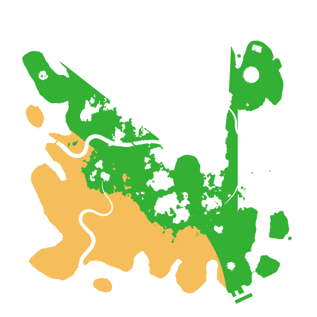 Biome Rust Map: Procedural Map, Size: 3500, Seed: 1461446854