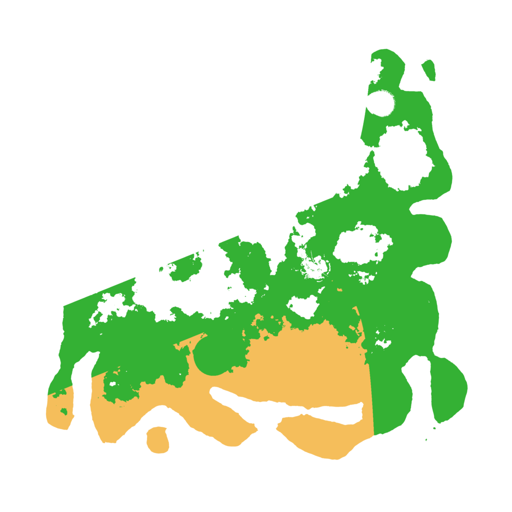 Biome Rust Map: Barren, Size: 3500, Seed: 1938059375