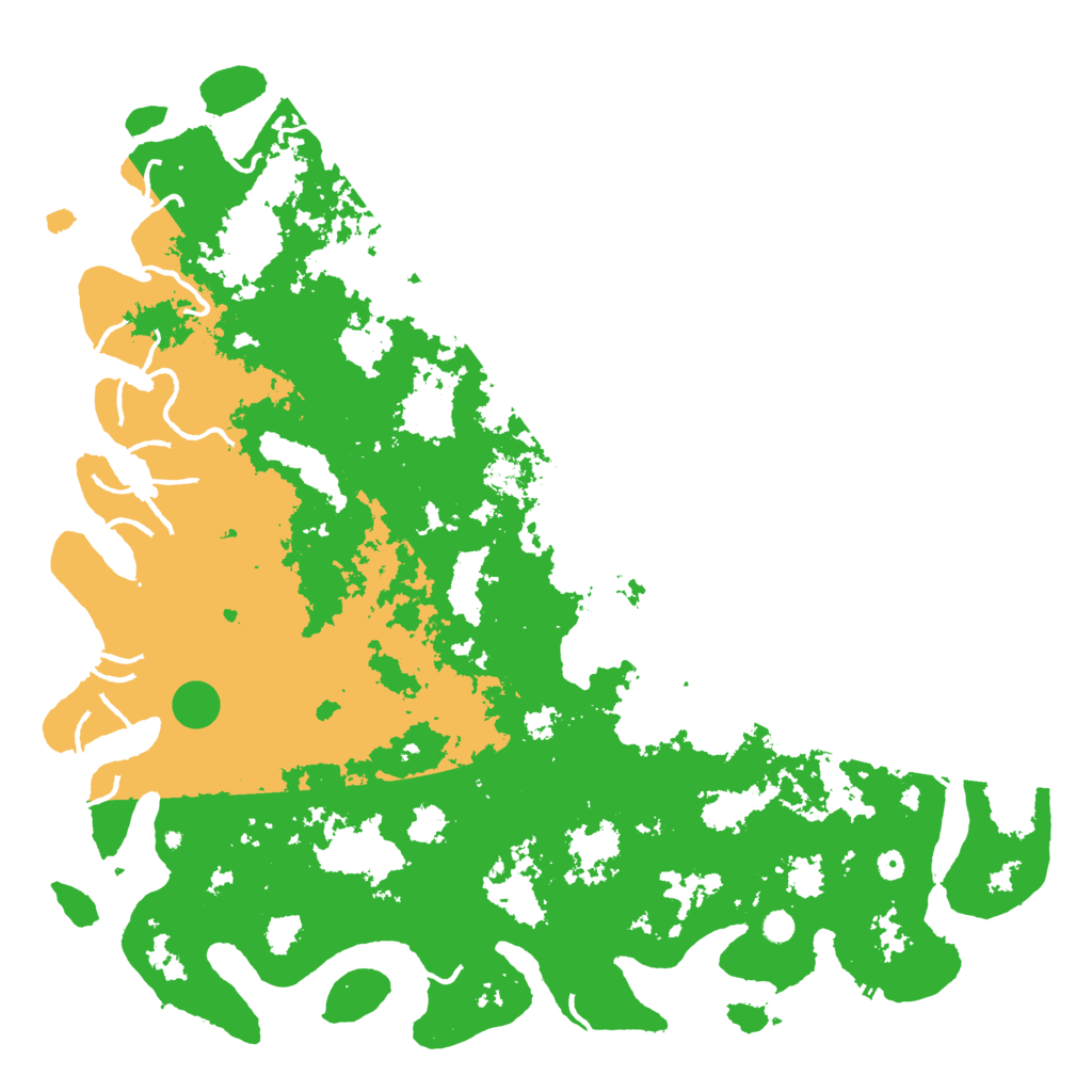 Biome Rust Map: Procedural Map, Size: 6000, Seed: 116100