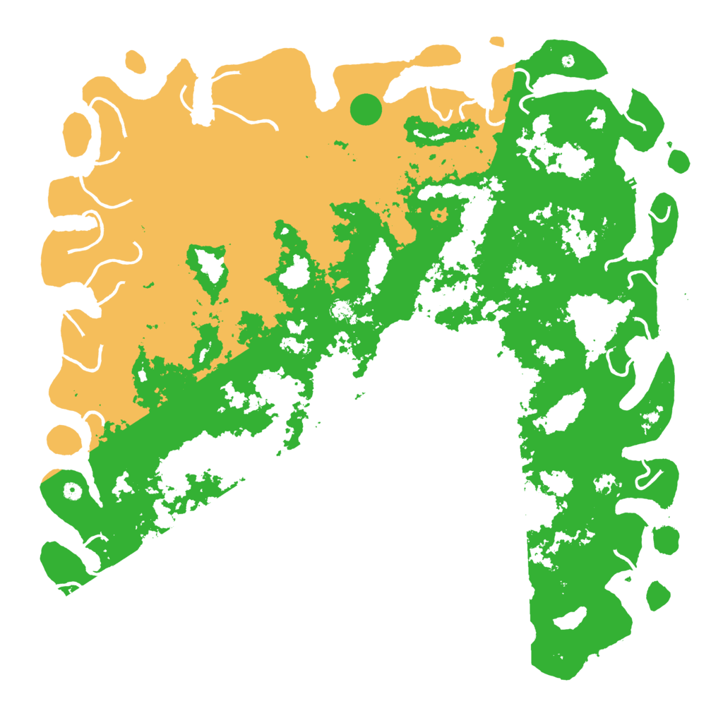 Biome Rust Map: Procedural Map, Size: 6000, Seed: 813197