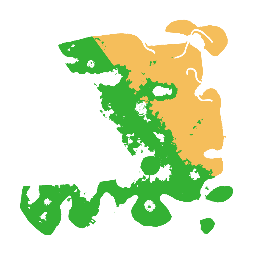 Biome Rust Map: Procedural Map, Size: 3500, Seed: 777496