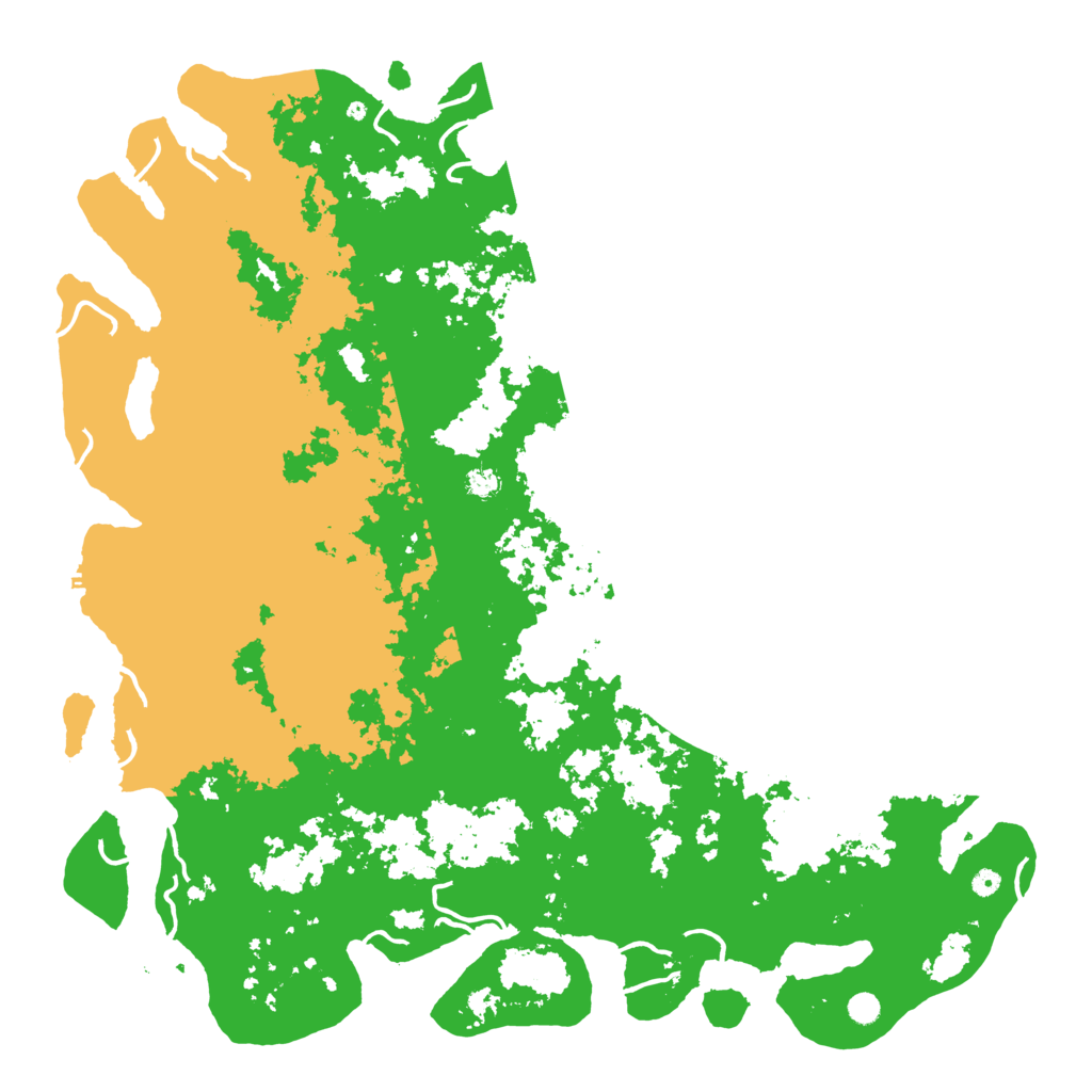 Biome Rust Map: Procedural Map, Size: 6000, Seed: 474394