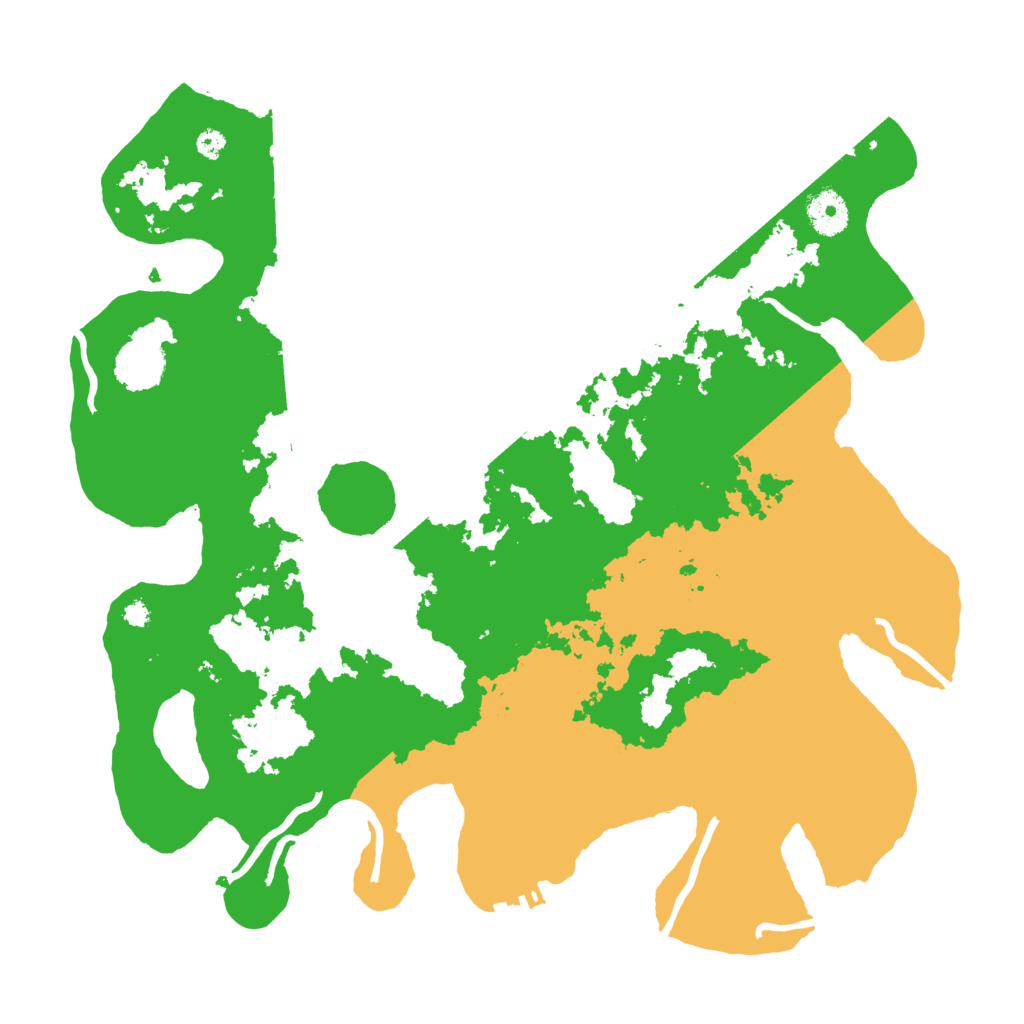 Biome Rust Map: Procedural Map, Size: 3700, Seed: 5148