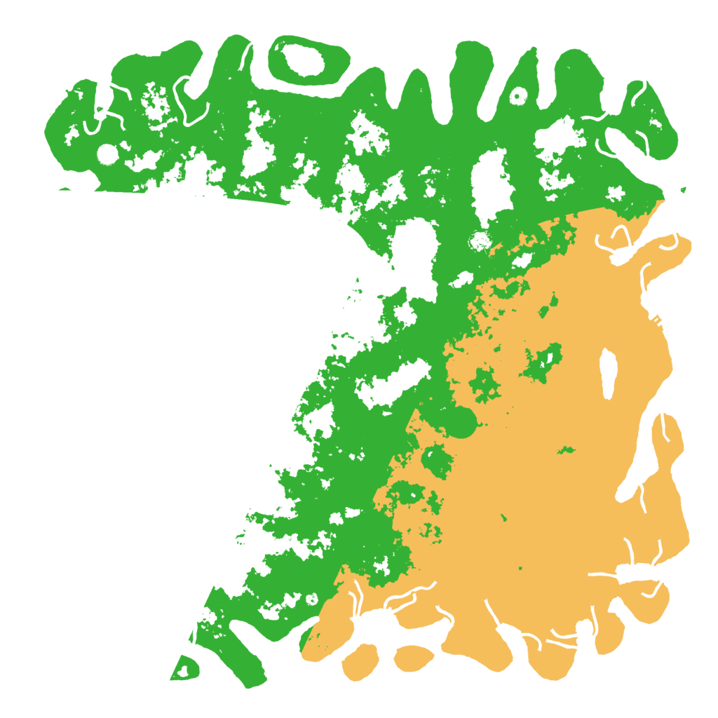 Biome Rust Map: Procedural Map, Size: 6000, Seed: 412519