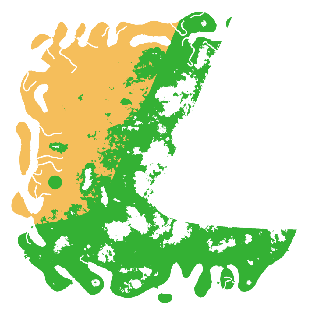 Biome Rust Map: Procedural Map, Size: 6000, Seed: 610948