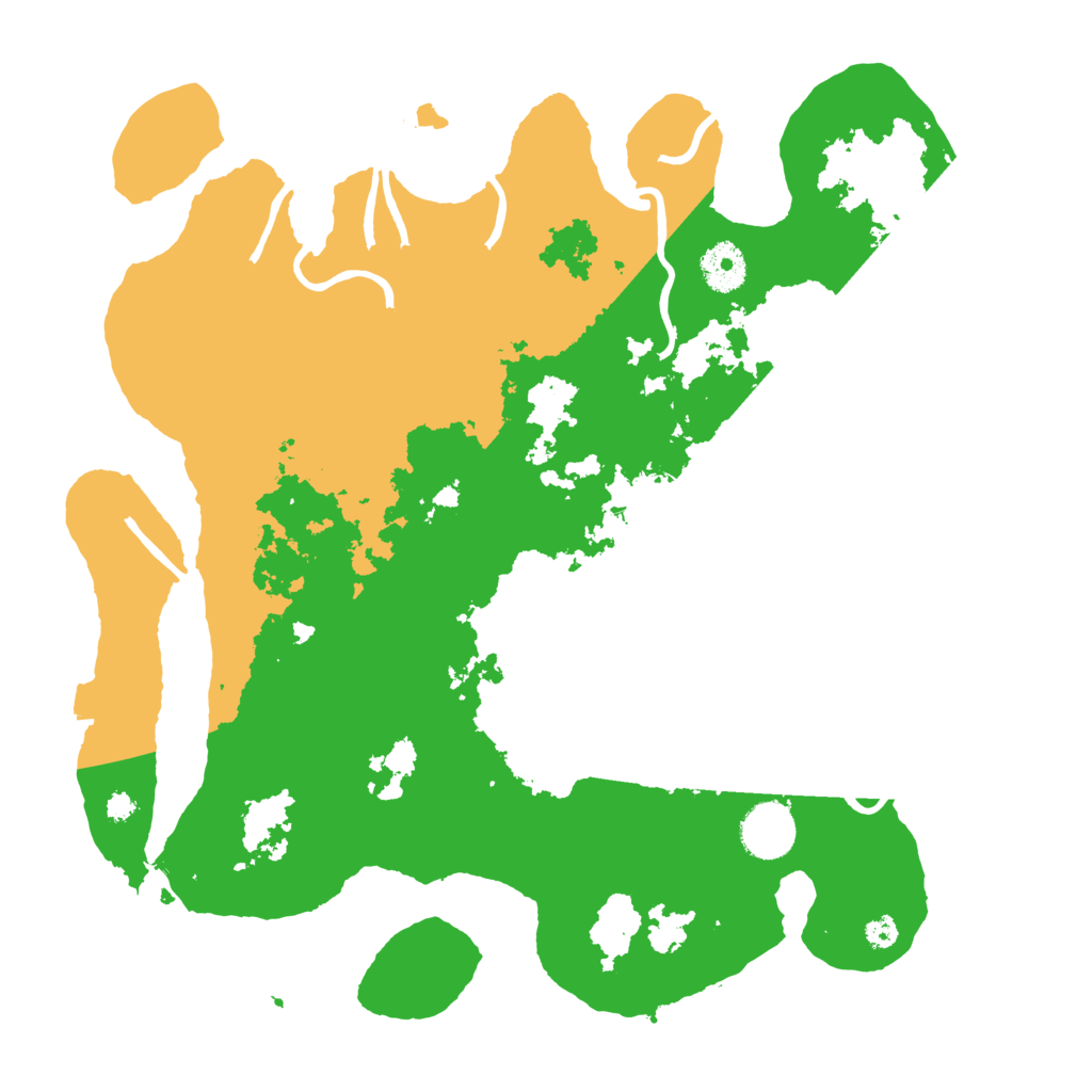 Biome Rust Map: Procedural Map, Size: 3500, Seed: 346879758