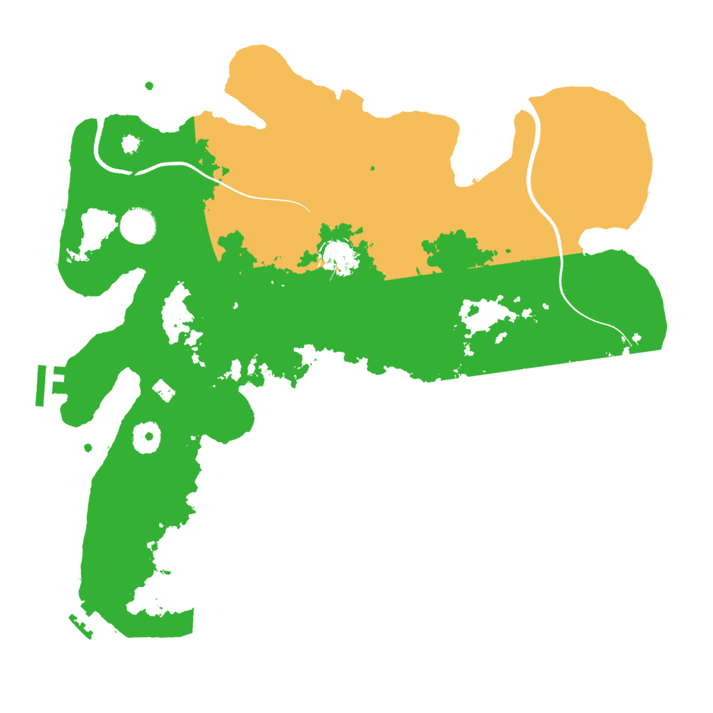 Biome Rust Map: Procedural Map, Size: 3500, Seed: 1449063537