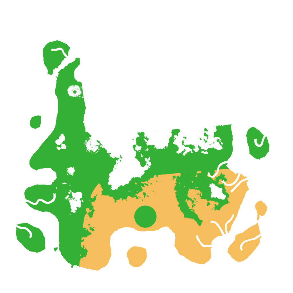 Biome Rust Map: Procedural Map, Size: 3500, Seed: 9145672