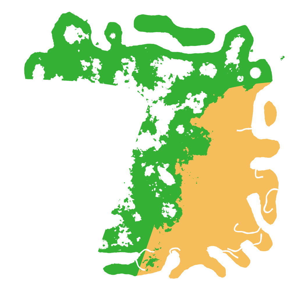 Biome Rust Map: Procedural Map, Size: 4800, Seed: 62543152