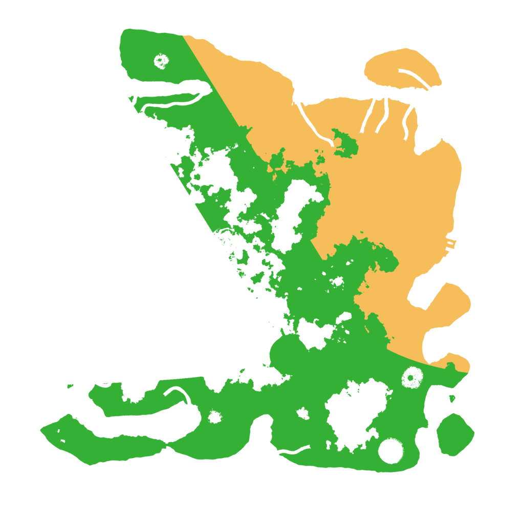 Biome Rust Map: Procedural Map, Size: 3700, Seed: 848597280