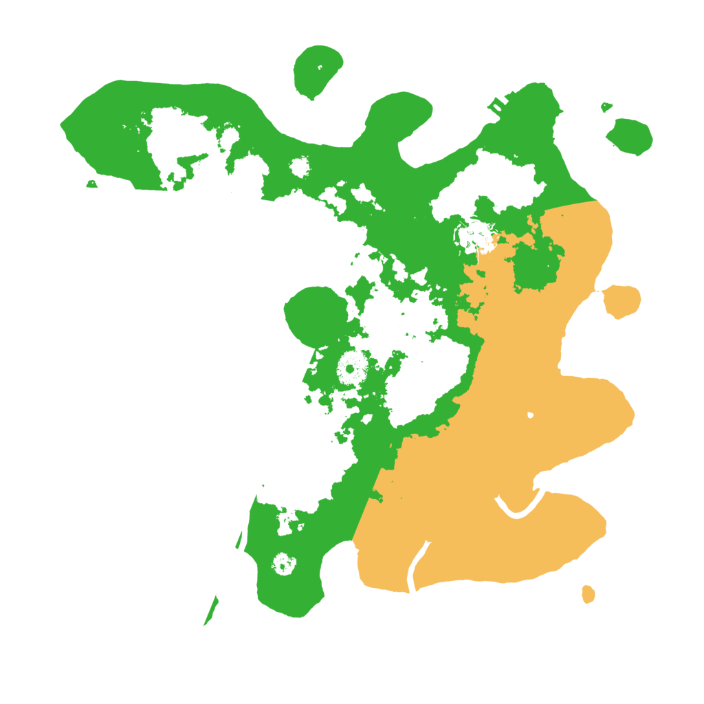 Biome Rust Map: Procedural Map, Size: 3200, Seed: 92973816