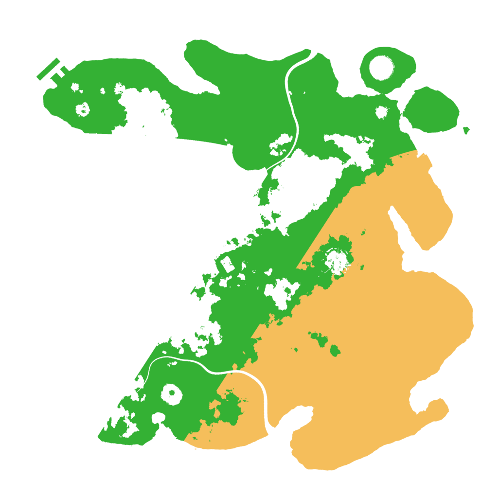 Biome Rust Map: Procedural Map, Size: 3600, Seed: 22269