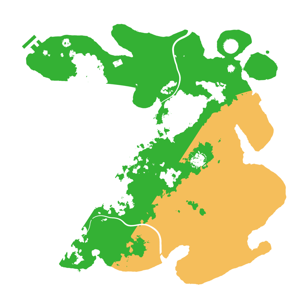 Biome Rust Map: Procedural Map, Size: 3600, Seed: 22269