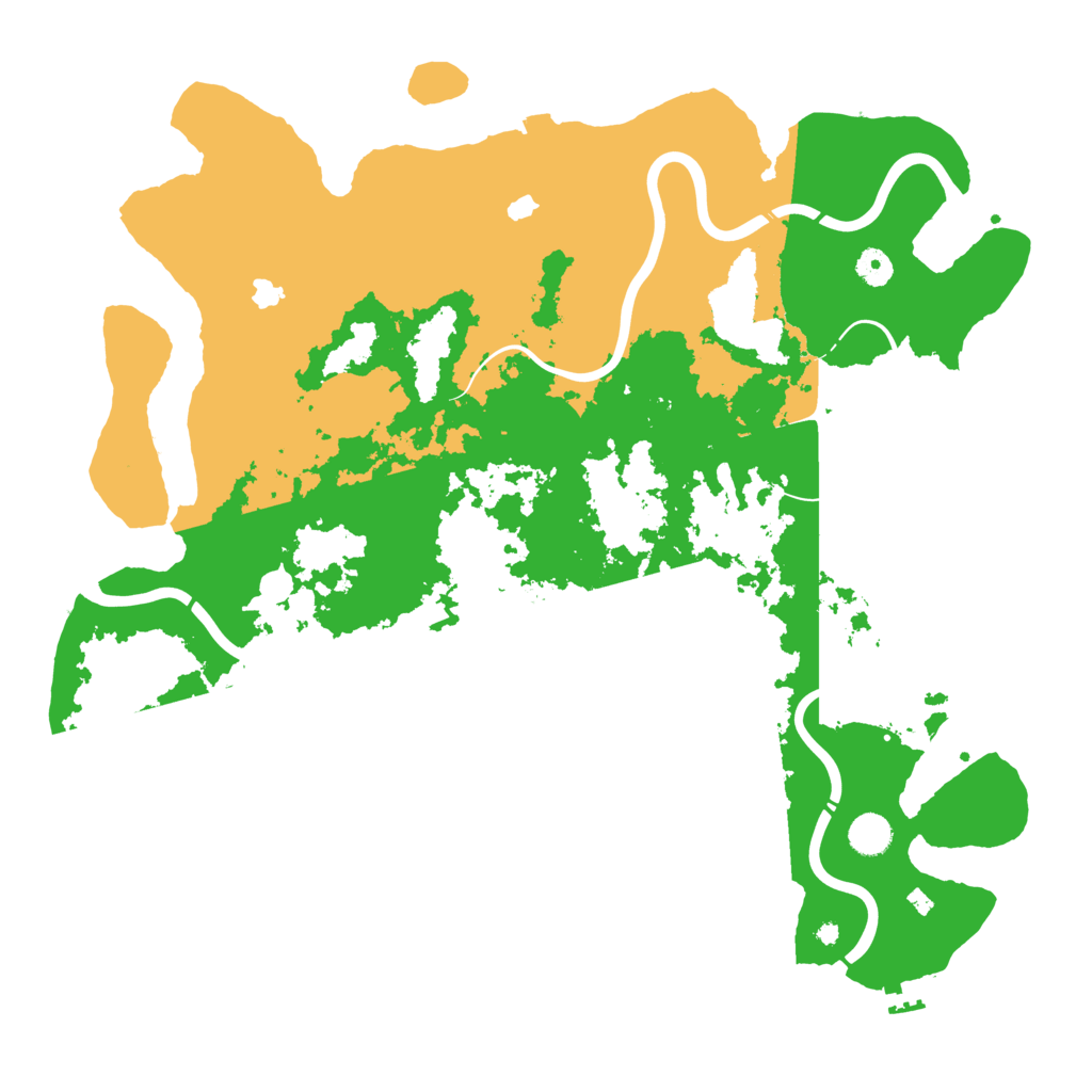 Biome Rust Map: Procedural Map, Size: 4500, Seed: 2575782