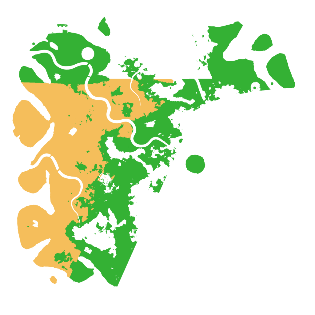 Biome Rust Map: Procedural Map, Size: 4600, Seed: 44919850