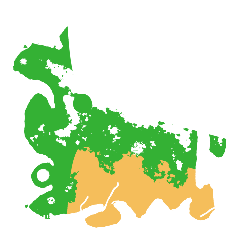 Biome Rust Map: Procedural Map, Size: 3500, Seed: 93479