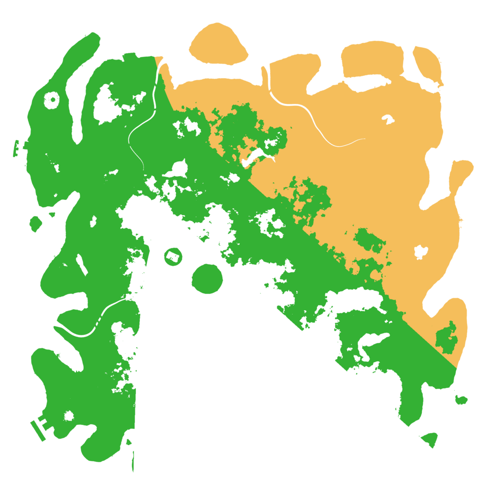 Biome Rust Map: Procedural Map, Size: 4500, Seed: 6408397