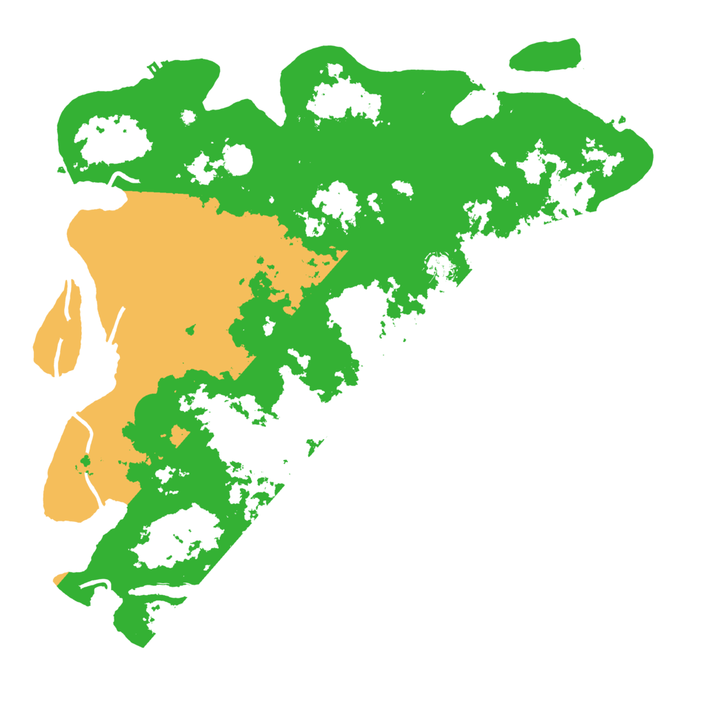 Biome Rust Map: Procedural Map, Size: 4500, Seed: 1260389
