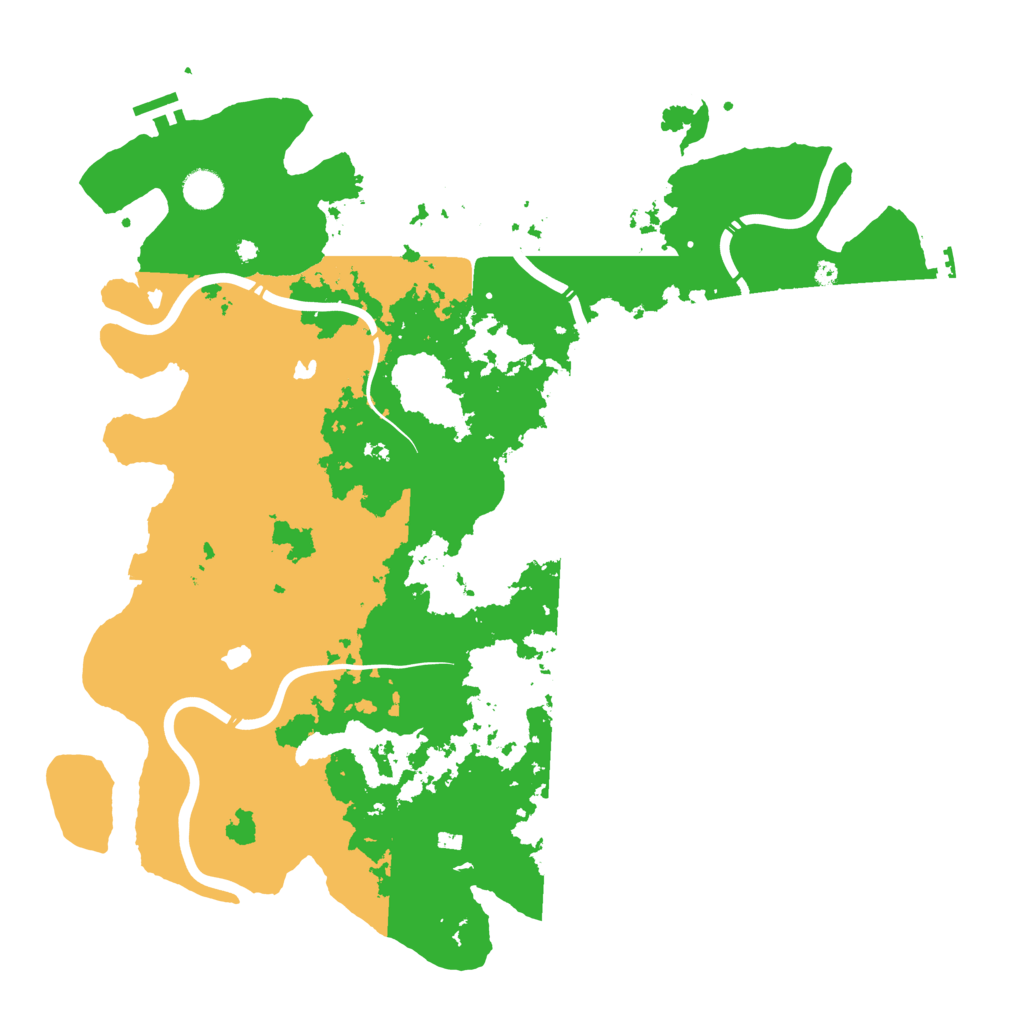 Biome Rust Map: Procedural Map, Size: 4500, Seed: 3850228