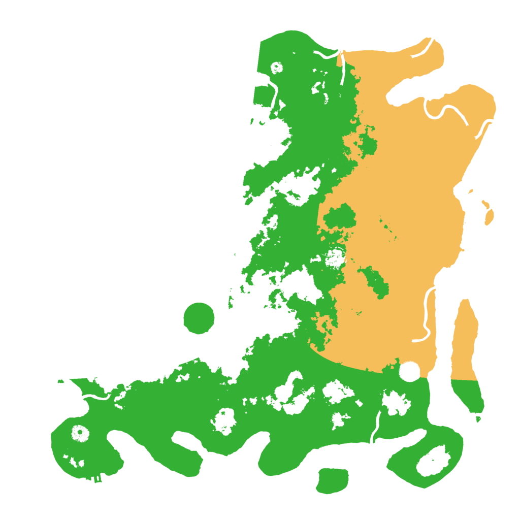 Biome Rust Map: Procedural Map, Size: 4500, Seed: 7600257